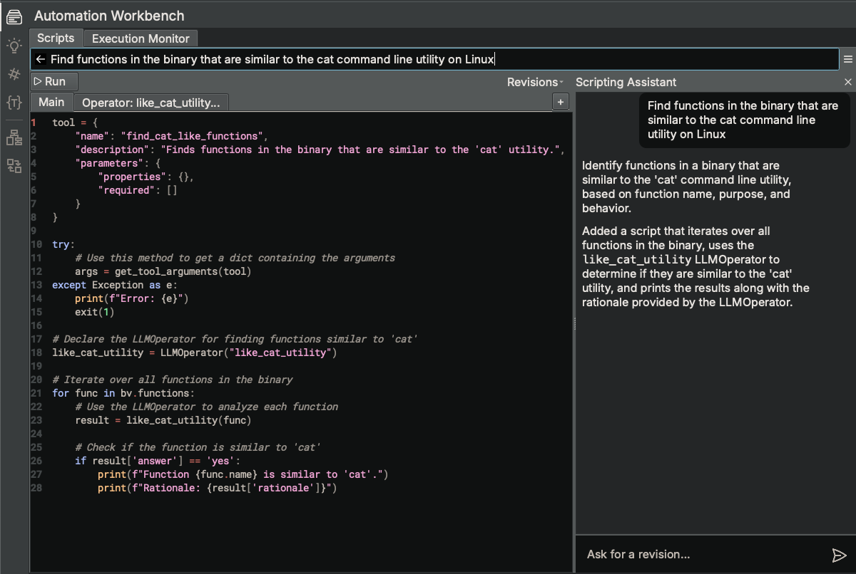 Run Automation Workbench Script