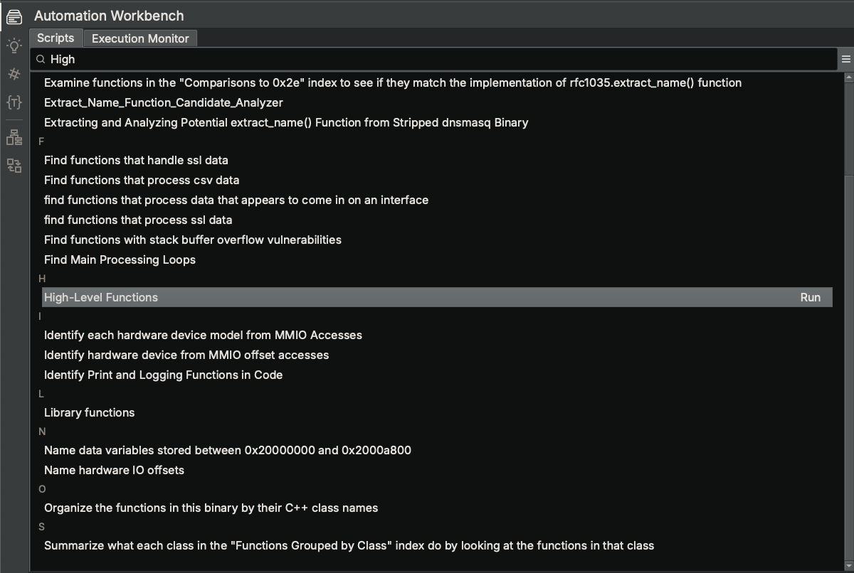 Run Automation Workbench Script