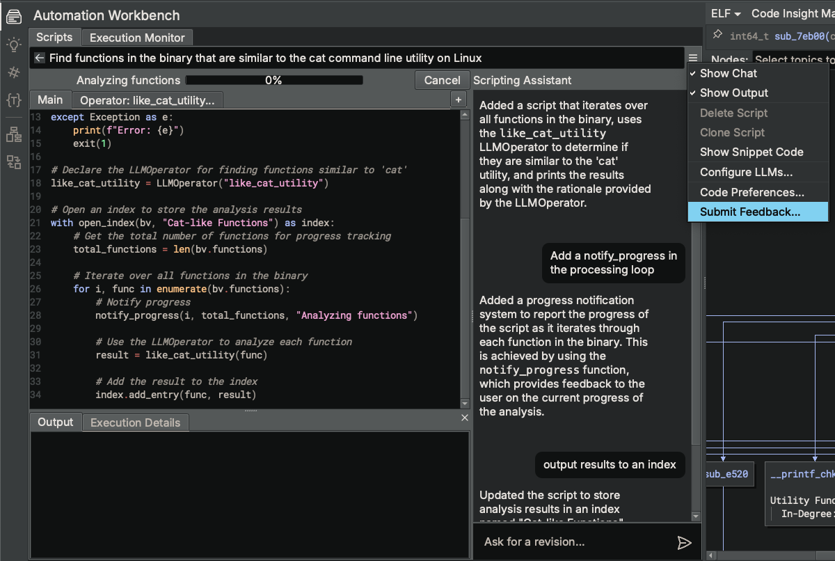 Run Automation Workbench Script